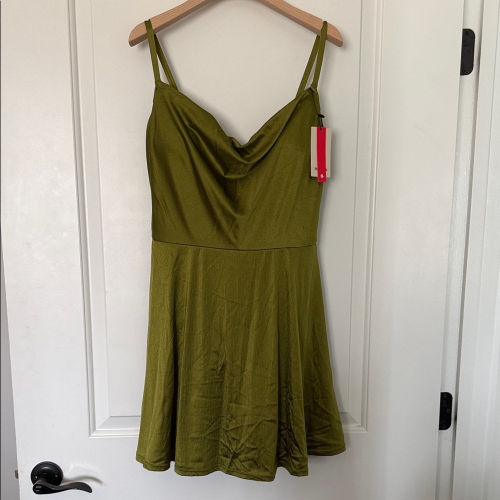 Olive Green Women's Dress